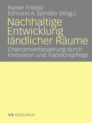 cover image of Nachhaltige Entwicklung ländlicher Räume